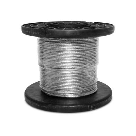Catenary Wire Galvanised Zinc Plated Stranded 7/1.25mm Length 180m Drum