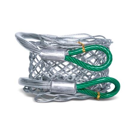 Cable Stocking Centre Pull Galvanised Flexible Steel 35-48mm