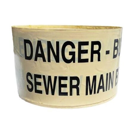 Underground Tape "Sewer Main Below" Width 150mm x Length 500m