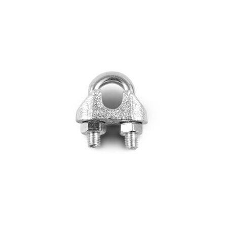 Wire Rope Grip 5mm (3/16) Bolt Galvanised Zinc Plated Thread M5