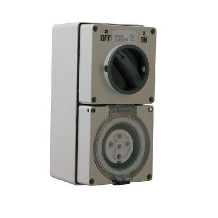 3 Phase 5 Round Pin Combo - 40Amp - IP/CO3PH540