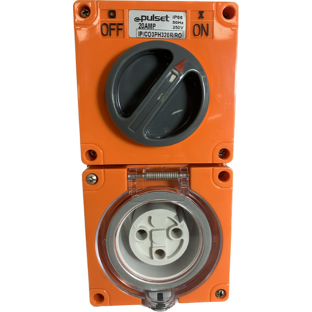 3 Pin Round Combo - 32Amp - IP/CO3PH332R