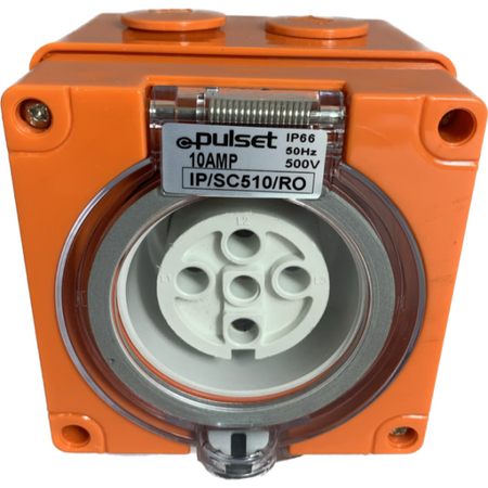 3 Phase 5 Round Pin Socket - 10Amp - IP/SC510