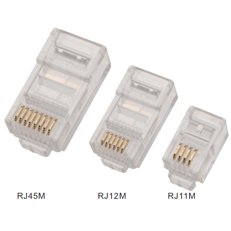 6 Pin Male Plug - RJ12M