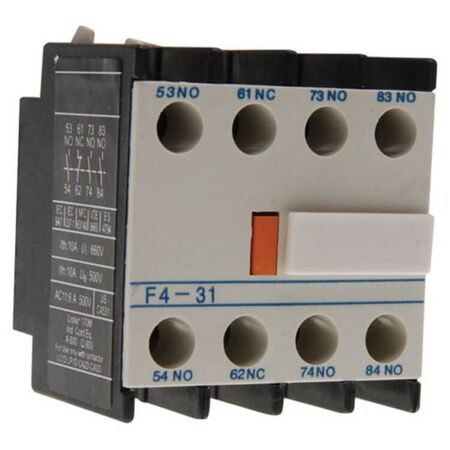 4P Auxiliary Contact - N/O N/C N/C N/C - AC/F413