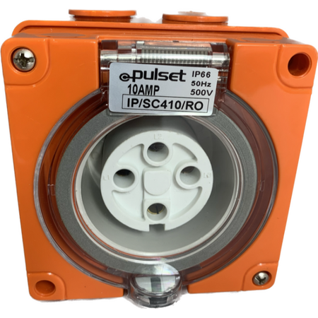 3 Phase 4 Round Pin Socket - 40Amp - IP/SC440