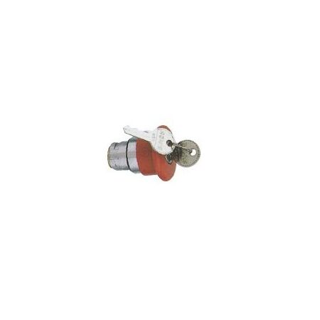 Push Button - Mushroom Key Red - PB5-MS14