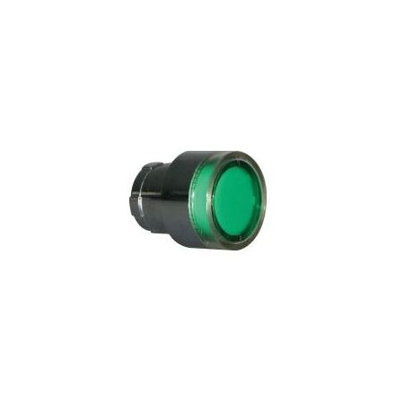 Push Button - Convex Green - PB5-MW13