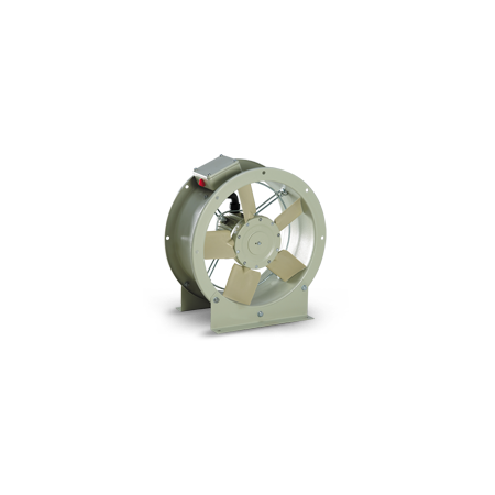 Short cased in-line duct fan 400mm 4 pole 3Ph