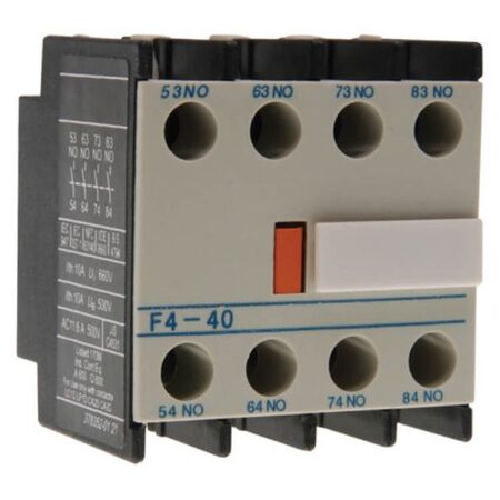 4P Auxiliary Contact - N/O N/C N/C N/C - AC/F413