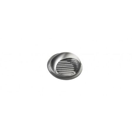 Silver Hooded Exterior Grille 304 grade Stainless Steel - V150SHEG