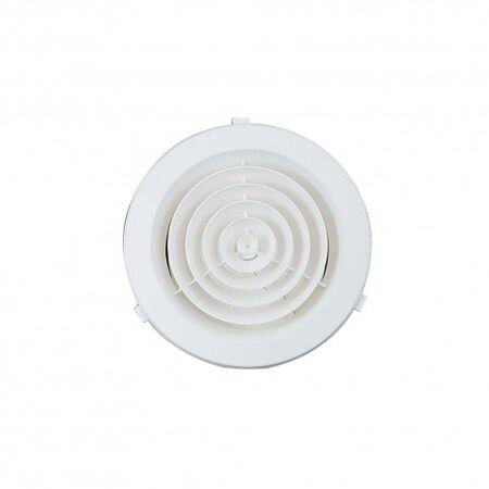 150mm Round White Jet Diffuser White - V150JD