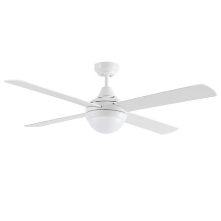 Link 1220mm 4 Blade Ceiling Fan & Light 2 x E27 White