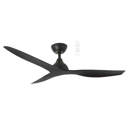 Avoca DC 1220mm 3 ABS Blade WIFI & Remote Control Ceiling Fan Only Matt Black