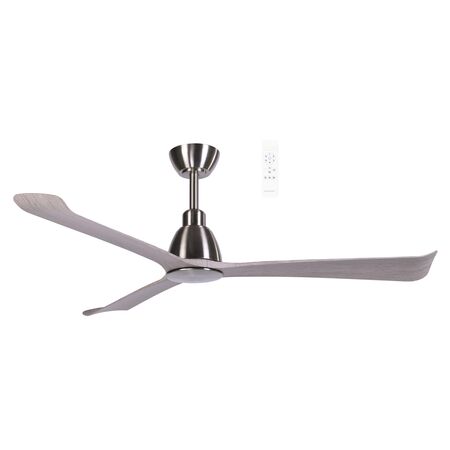 Polo DC 1320mm 3 ABS Blade WIFI & Remote Control Ceiling Fan Only Nickel/Driftwood