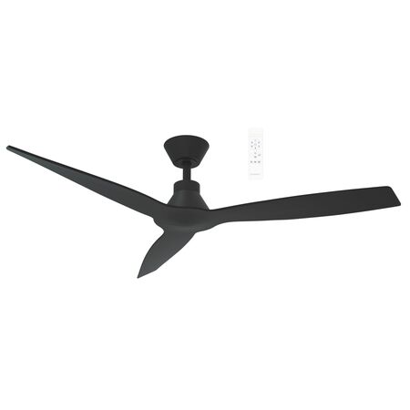 Triumph DC 1320mm 3 ABS Blade WIFI & Remote Control Ceiling Fan Only Matt Black