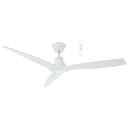 Triumph DC 1320mm 3 ABS Blade WIFI & Remote Control Ceiling Fan Only Matt White