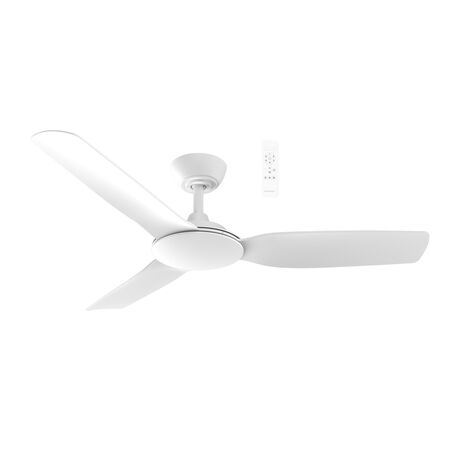 Viper DC 1220mm 3 Blade All ABS WIFI & Remote Control Ceiling Fan Only Matt White