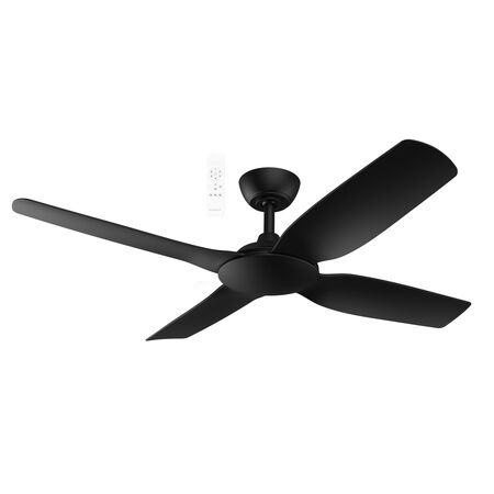 Viper DC 1220mm 4 Blade All ABS WIFI & Remote Control Ceiling Fan Only Matt Black