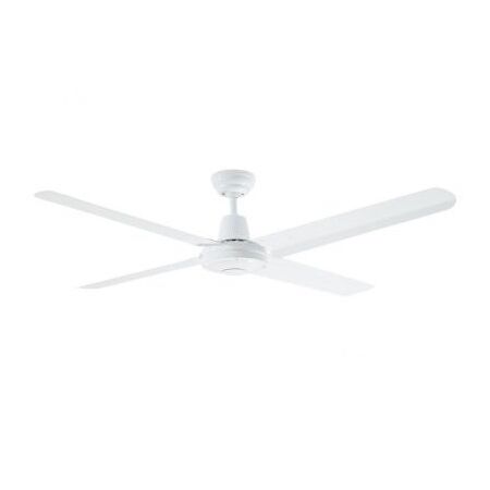Precision 1320mm 4 Blade Ceiling Fan Only White
