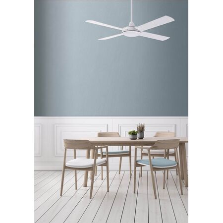 Lifestyle 1320mm 4 Blade Ceiling Fan Only White