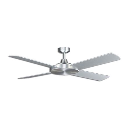 Razor 1320mm 4 Blade Ceiling Fan Only Brushed Aluminium