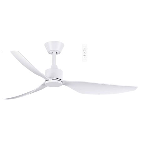 Genoa DC 1270mm 3 ABS Blade WIFI & Remote Control Ceiling Fan Only Matt White