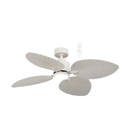Kingston DC 1260mm 4 ABS Blade WIFI Remote Control Ceiling Fan with Variable Dim 24w CCT LED Light White