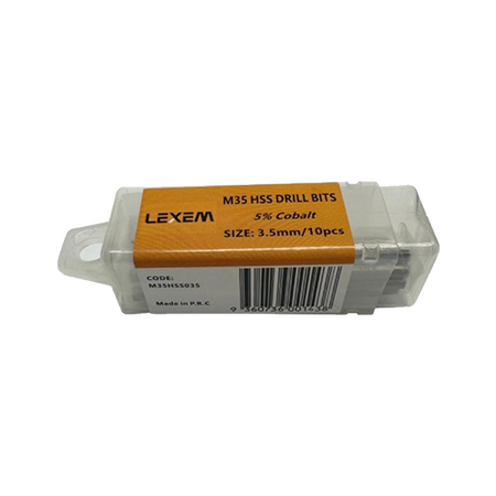 M35 HSS COBALT DRILL BITS 10PCS PACK 4mm PACK (10pcs) - M35HSS04