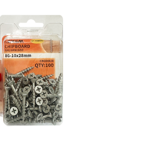 Chipboard Screws 10G-10x50mm Paper Box (500pcs) - CBGB1050