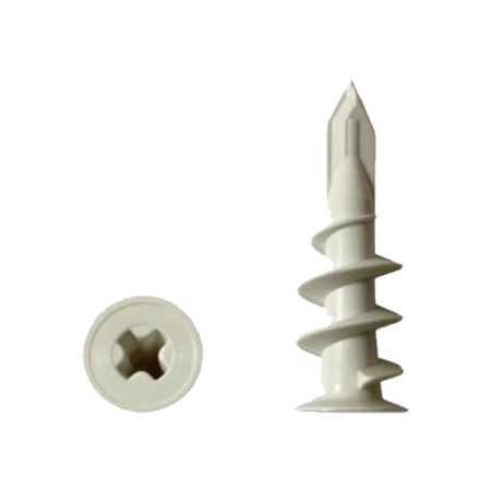 Nylon Plasterboard Anchor 8 100pcs - NPA8W