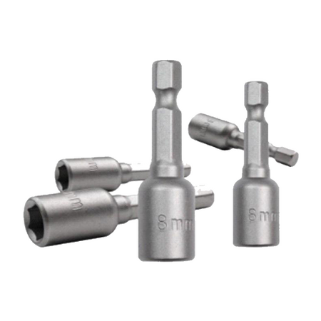 Magnetic Nut Setter 1/4x48mm 10pcs - MNS1448