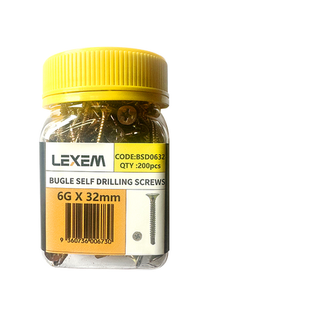 Budge Screws 6Gx25mm JAR (200pcs) - BSD0625
