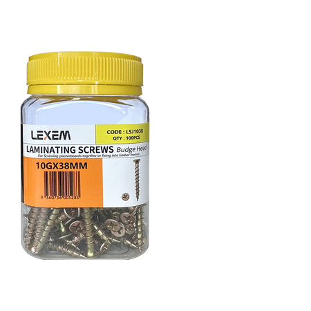 Laminating Screws 10Gx38mm JAR (100pcs) - LSJ1038