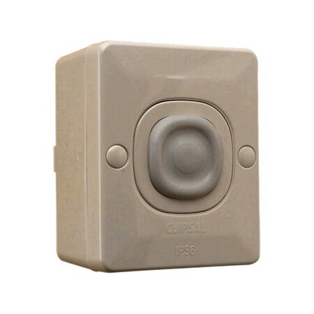 Weathershield, Weather Protected Enclosure, 1 Gang
Grey