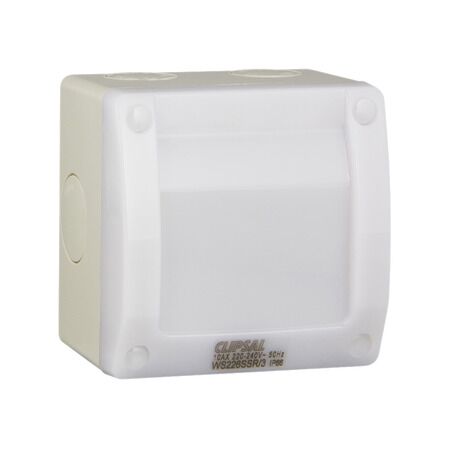 Weathershield, Sunset Switch, 3-Wire, 240VAC, 10A
Resistant Grey