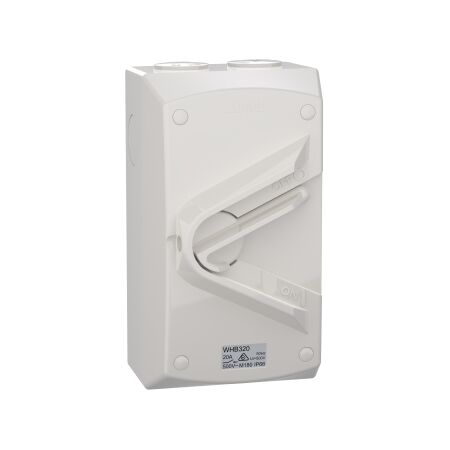 Weathershield
Switch
1-Gang, 3 Pole, 20A, 500VAC, IP66 | Resistant Grey