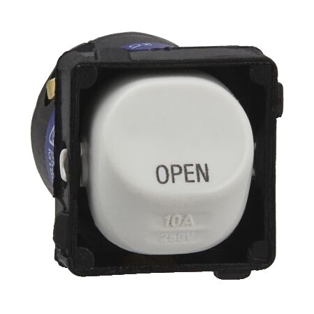 Clipsal - Mechanisms, Switch Mechanism, Marked "Open"
White Electric