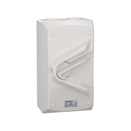 Weathershield
Switch
1-Gang, 4 Pole, 20A, 500VAC, IP66 | Resistant Grey