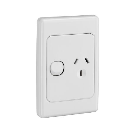 2000 Series
Switch Socket Outlet
250V, 10A, Vertical | White Electric