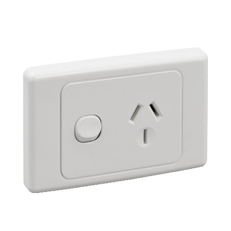 2000 Series
Single Switch Socket Outlet
2 Pole, 20A, 250V | White Electric