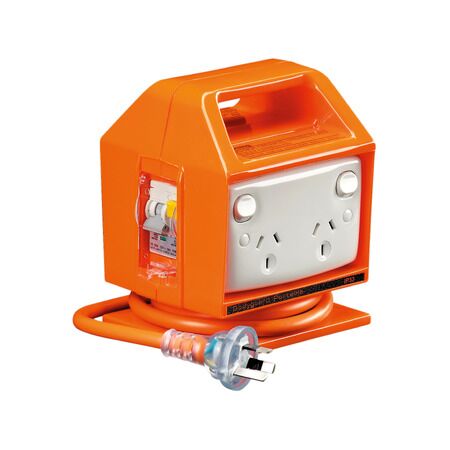 Clipsal - Safety and Protection, RCD Protected Quad Switch Socket Outlet, 250V, 10A, 30mA
Electric Orange