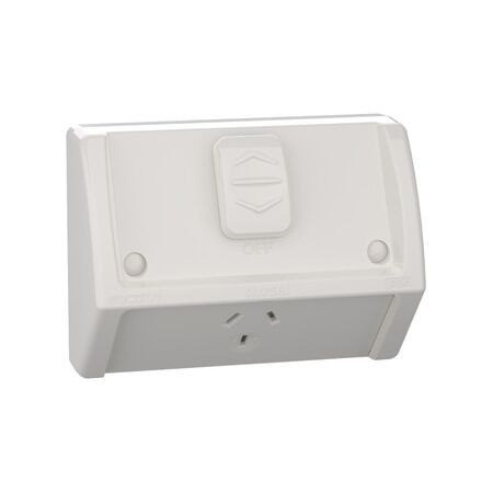 Weathershield
Socket
Flush, Single, 10A, 250VAC, IP54 | Resistant Grey
