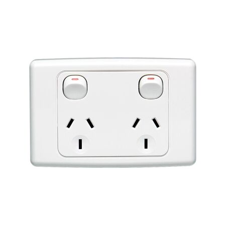 2000 Series
Twin Switch Socket Outlet
250V, 10A | White Electric