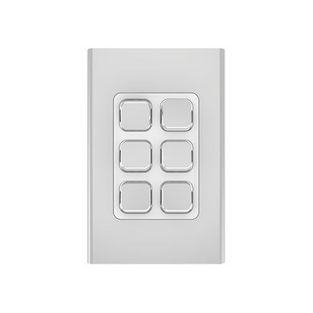 Clipsal Iconic
Styl Switch Plate Skin
Vertical/Horizontal, 6 Gang | Crowne