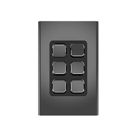 Clipsal Iconic
Styl Switch Plate Skin
Vertical/Horizontal, 6 Gang | Crowne
