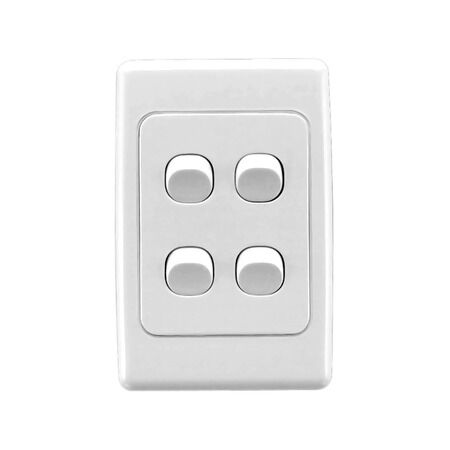 2000 Series
Flush Switch
4 Gang, 250VAC, 10A, Standard, Vertical | White Electric