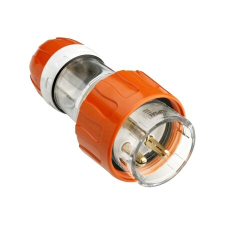 Clipsal - 56 Series, Straight Plug, IP66, 250V 20A - 3 Round Pins
Electric Orange