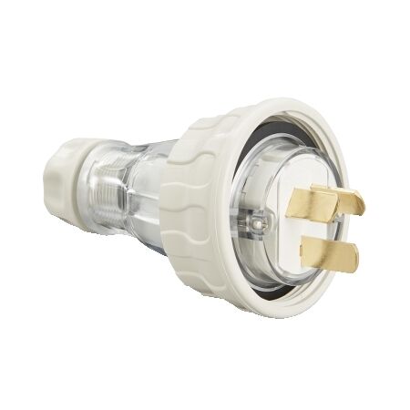 Clipsal - 56 Series, Straight Plug, IP66, 250V 20A - 3 Flat Pins
Electric Orange