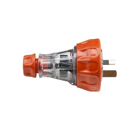 Clipsal - 56 Series, Plug Top, Straight, 3 Flat PIN, 15A, 250V, IP66
Electric Orange